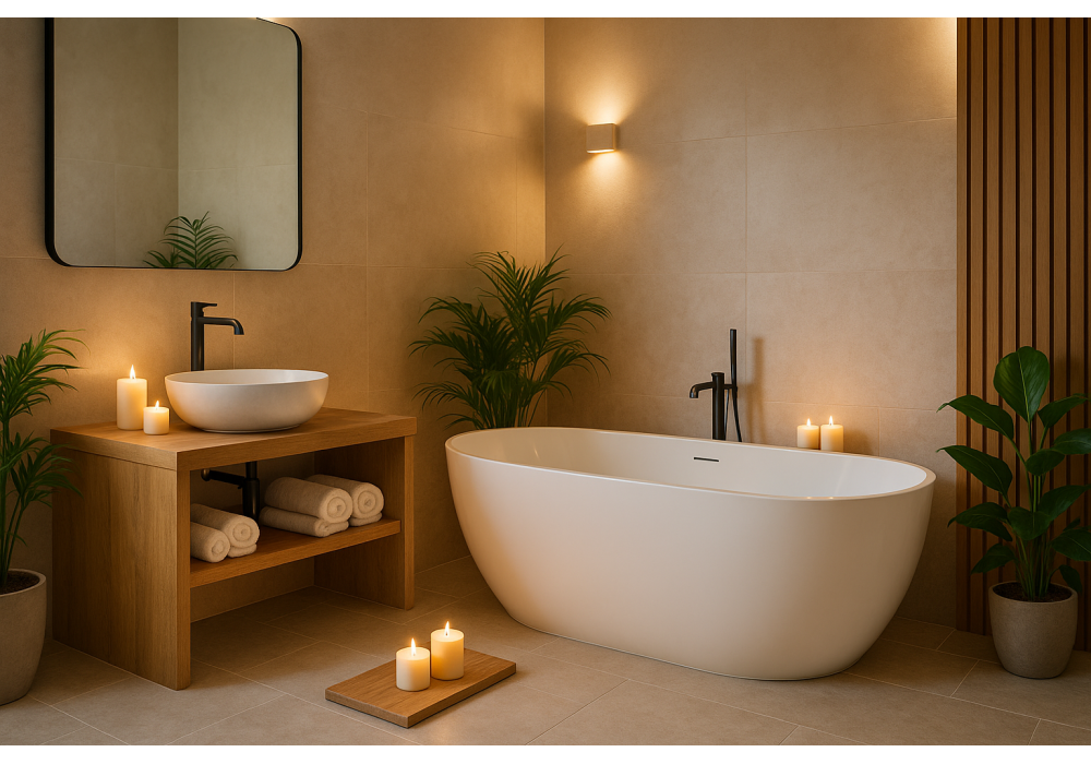 Verwandle dein Badezimmer in ein SPA: einfache Ideen mit WOW-Effekt