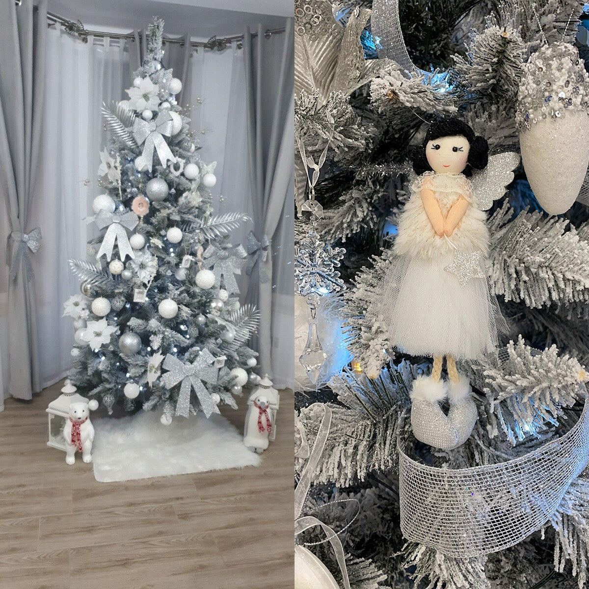 Premium-Weihnachtsbaum, beschneit, 770 Zweige, Ständer inklusive, EGO, 250 cm