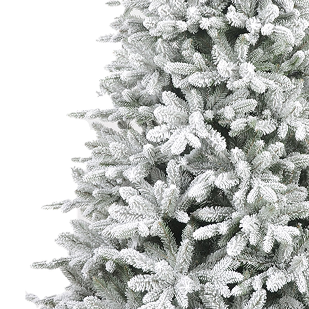 Künstlicher Weihnachtsbaum, beschneit, 3D-Zweige, 6212 Zweige, 185 cm Durchmesser, 300 cm Höhe, inkl. Metallständer, Polar