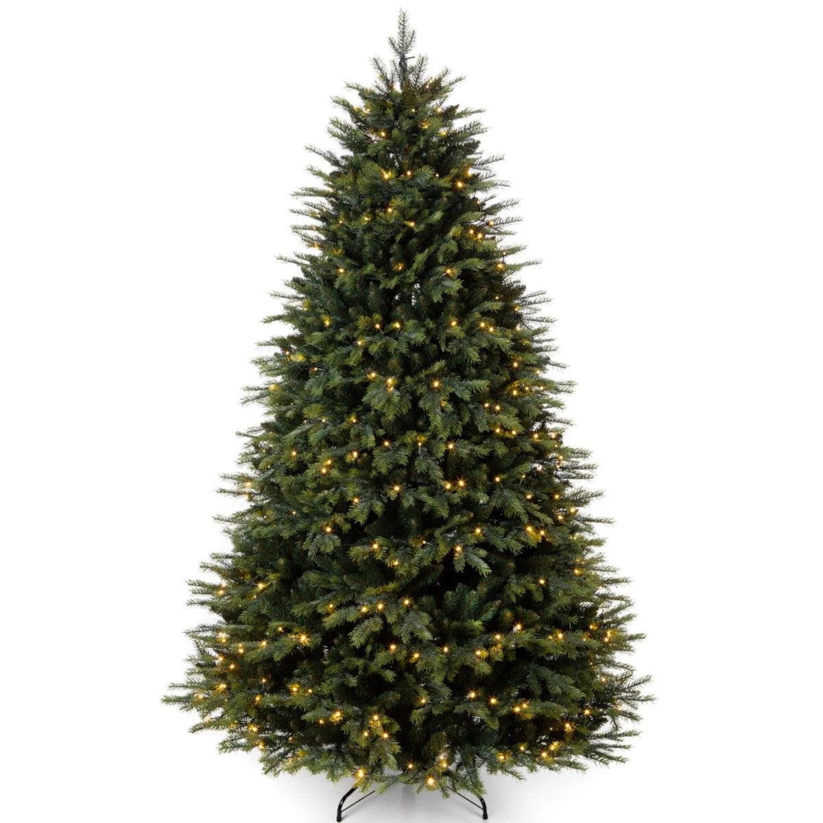 Premium-Weihnachtsbaum mit LED, 3D-Zweige, Normandian PE, Größe 250 cm, inklusive Metallständer
