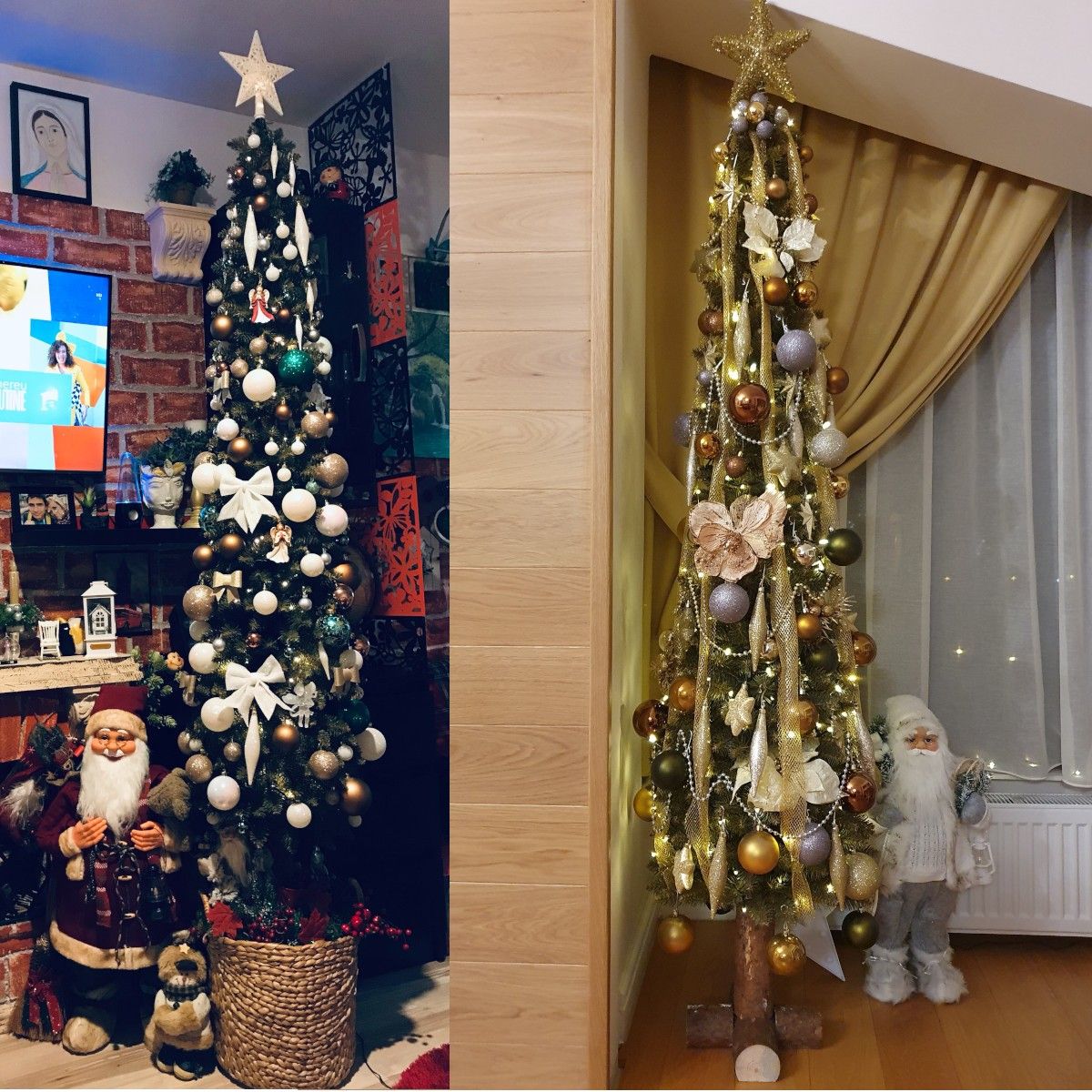 Künstlicher Weihnachtsbaum Slim, 366 Zweige, inklusive Ständer, Ego Interiors, 180 cm