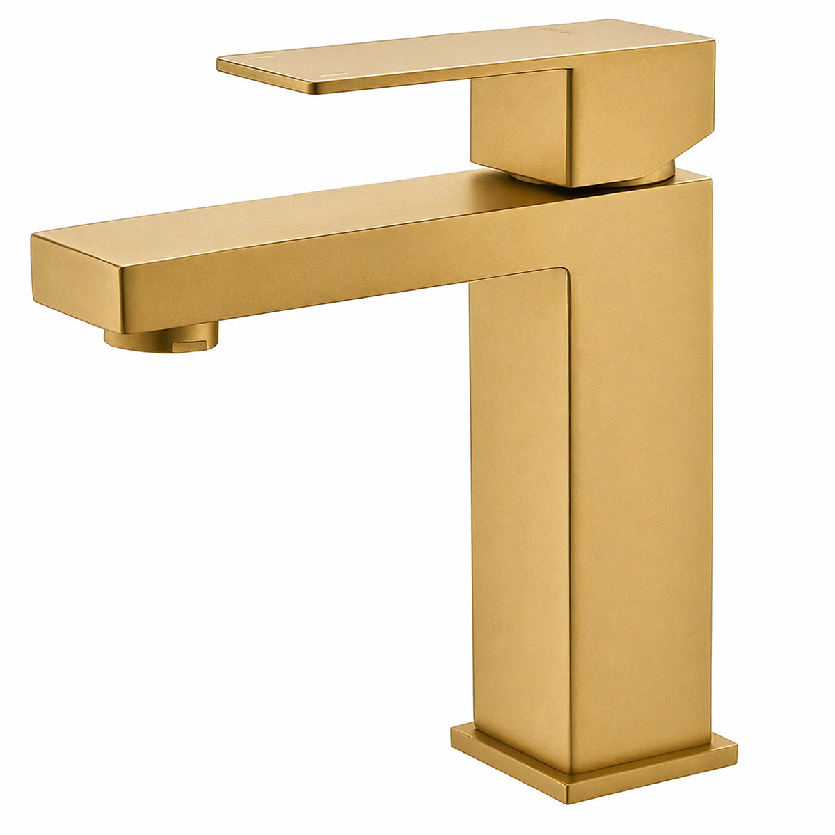 Waschbeckenarmatur, Perlator Waschtischmontage, Mattgold, Mira