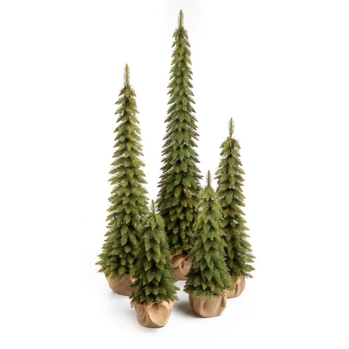 Künstlicher Weihnachtsbaum Slim, 366 Zweige, inklusive Ständer, Ego Interiors, 180 cm