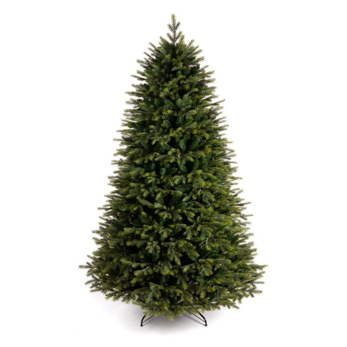 Premium-Weihnachtsbaum, Normandian PE, 3D-Zweige, inklusive Metallständer, 220 cm