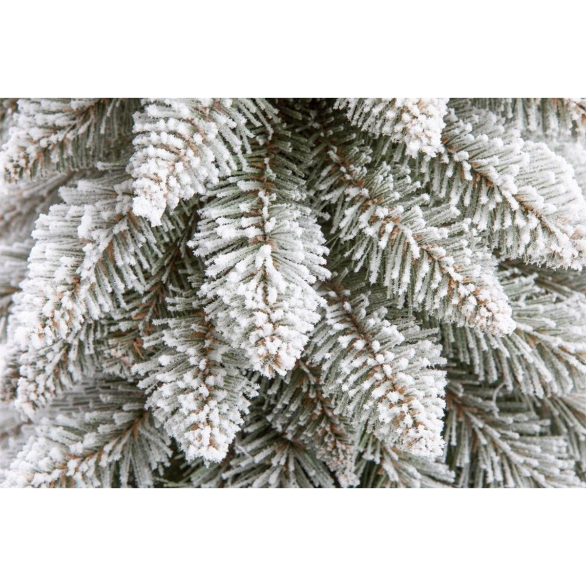 Künstlicher Weihnachtsbaum Slim, beschneit, 366 Zweige, PVC, inklusive Ständer, Ego Interiors, 180 cm