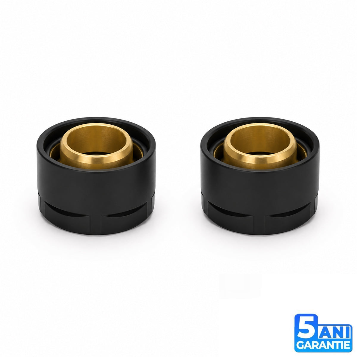 Adapter für Kupferrohre Ø 16 mm, Gewinde 3/4", Messing, schwarz