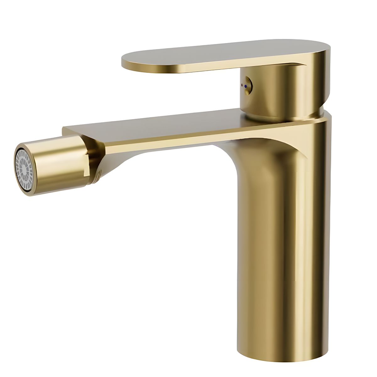 Bidet-Armatur, mit Perlator, Messing, Gold, Zenia