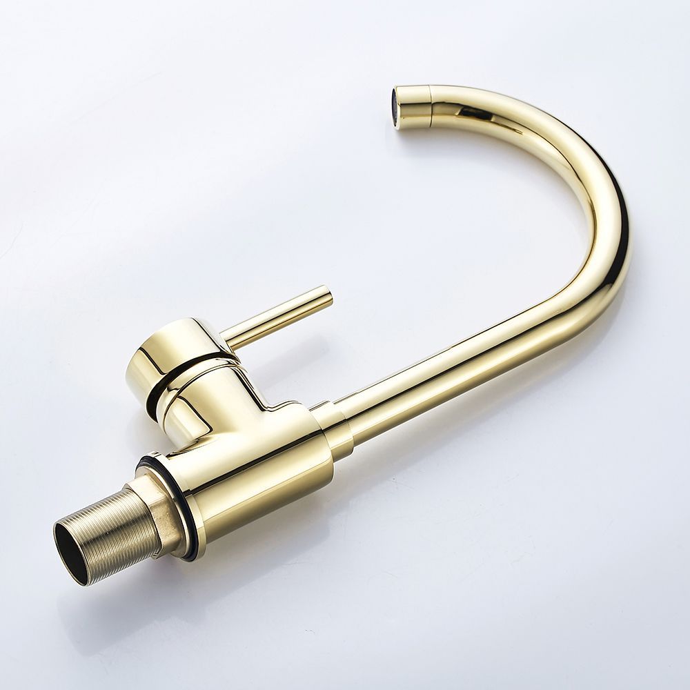 Küchenarmatur REA-Talisa, Gold-Finish, 360-Grad-Schwenkauslauf, exquisites Design, elegant und nützlich