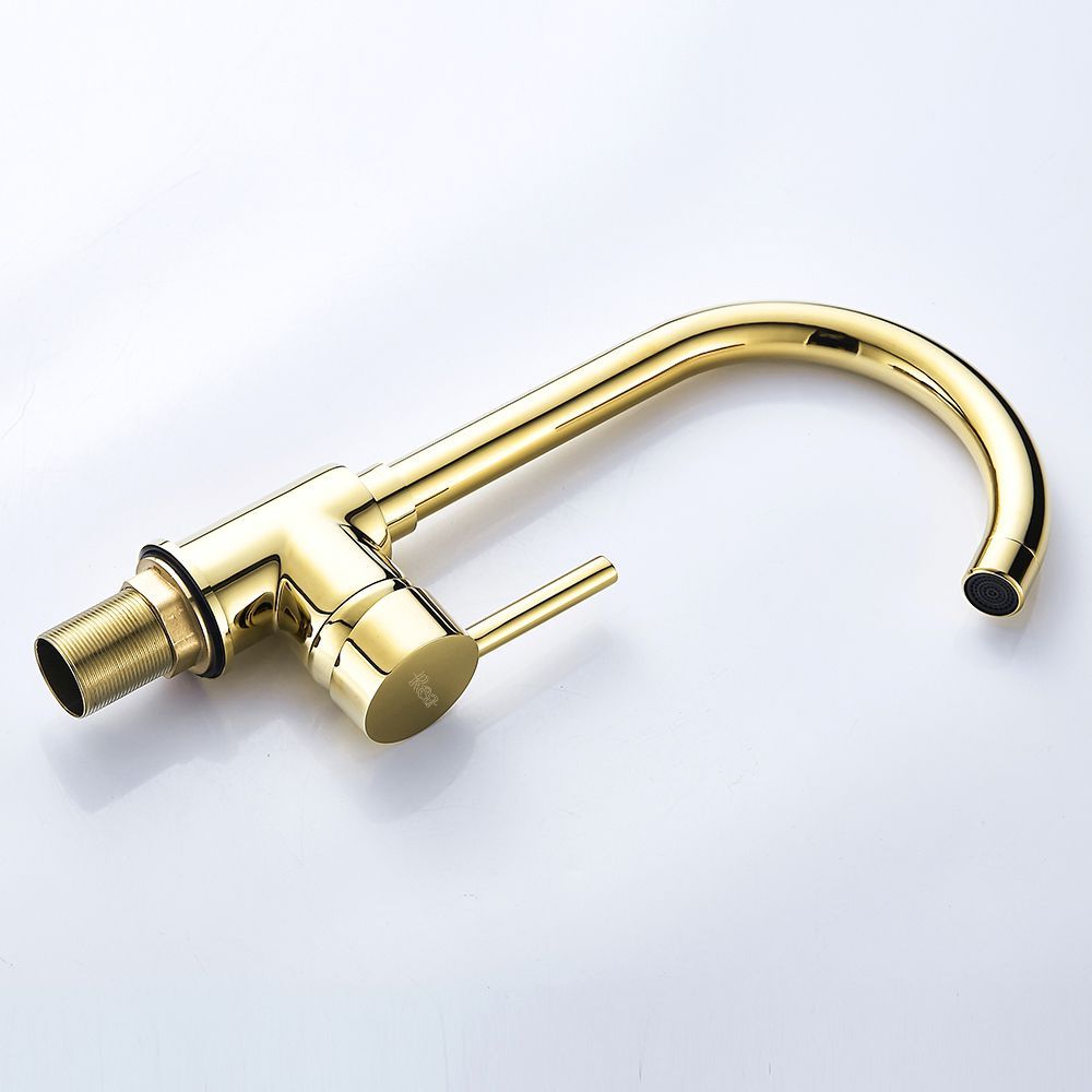 Küchenarmatur REA-Talisa, Gold-Finish, 360-Grad-Schwenkauslauf, exquisites Design, elegant und nützlich