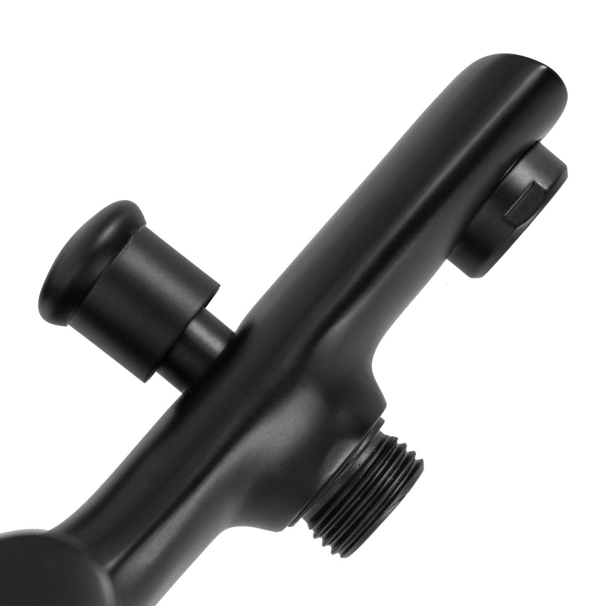 Wannenarmatur REA-Buzz Black, Wandmontage, schwarzes Finish, Handbrause inklusive