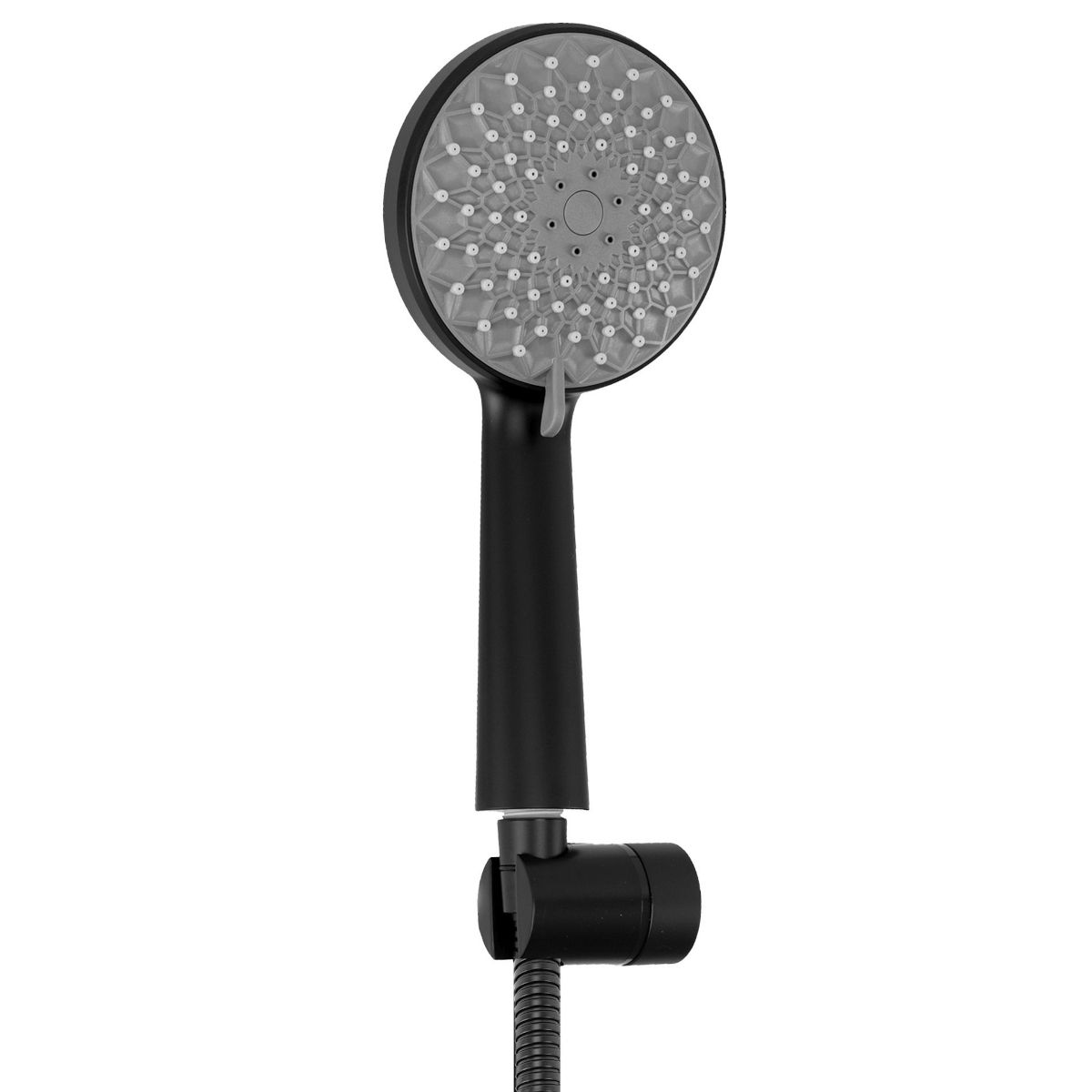 Wannenarmatur REA-Buzz Black, Wandmontage, schwarzes Finish, Handbrause inklusive