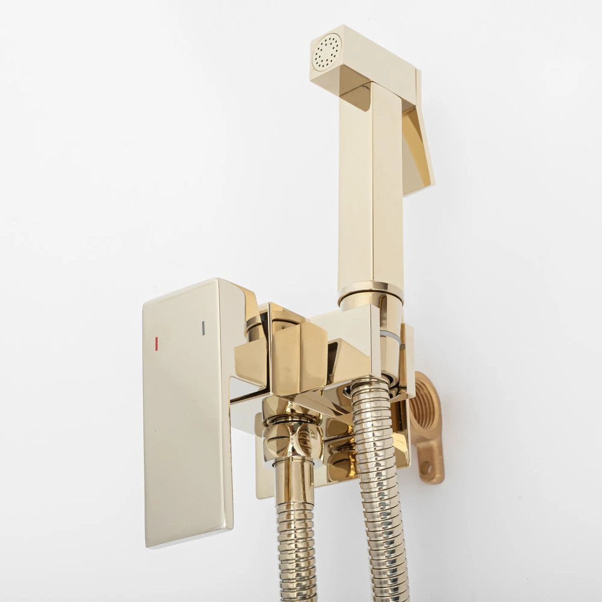 Unterputz-Bidetarmatur, glänzendes Gold-Finish, Unterputzmontage, REA-Fenix L. Gold