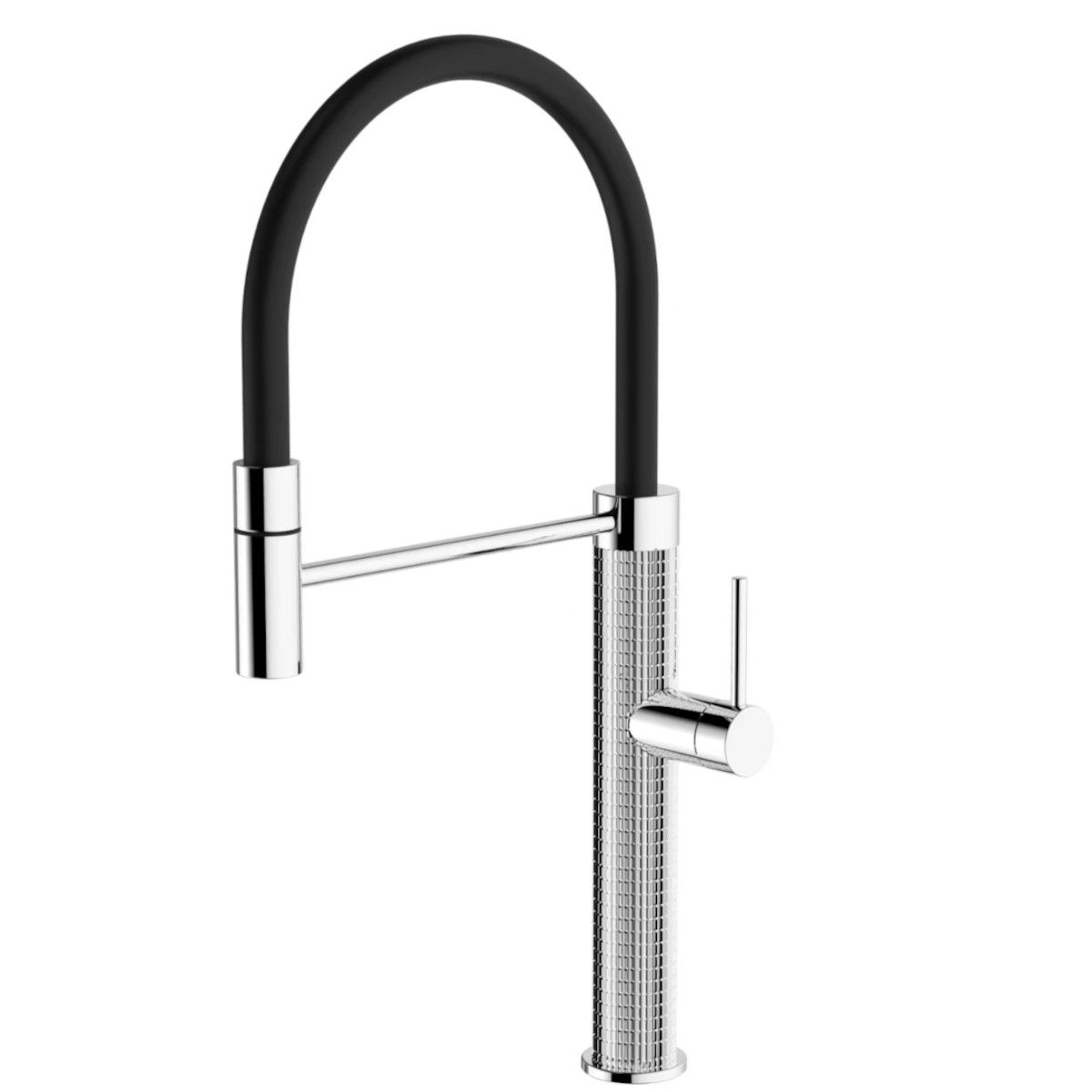 Küchenarmatur Filip, flexiblem Auslauf und ausziehbarer Brause, Höhe 52 cm, Chrom