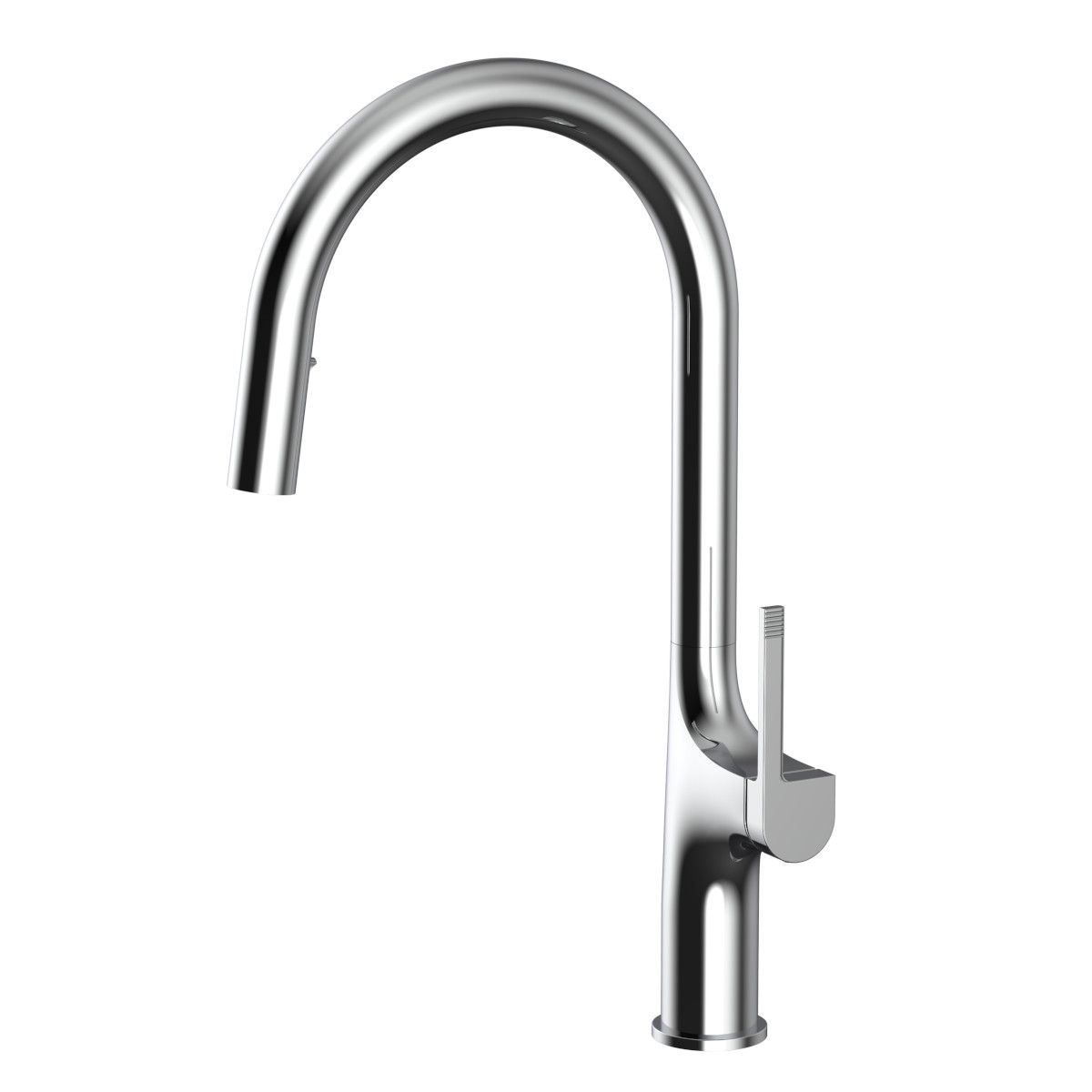 Küchenarmatur, Touch-Sensor und ausziehbare Brause, 3 Strahlarten, 360 Grad schwenkbarer Auslauf, Chrom, Ricardo
