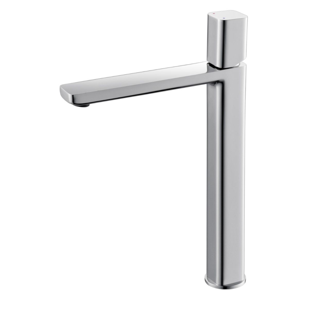 Waschbeckenarmatur Alano, Chrom, Höhe 30,9 cm, Aufsatzmontage