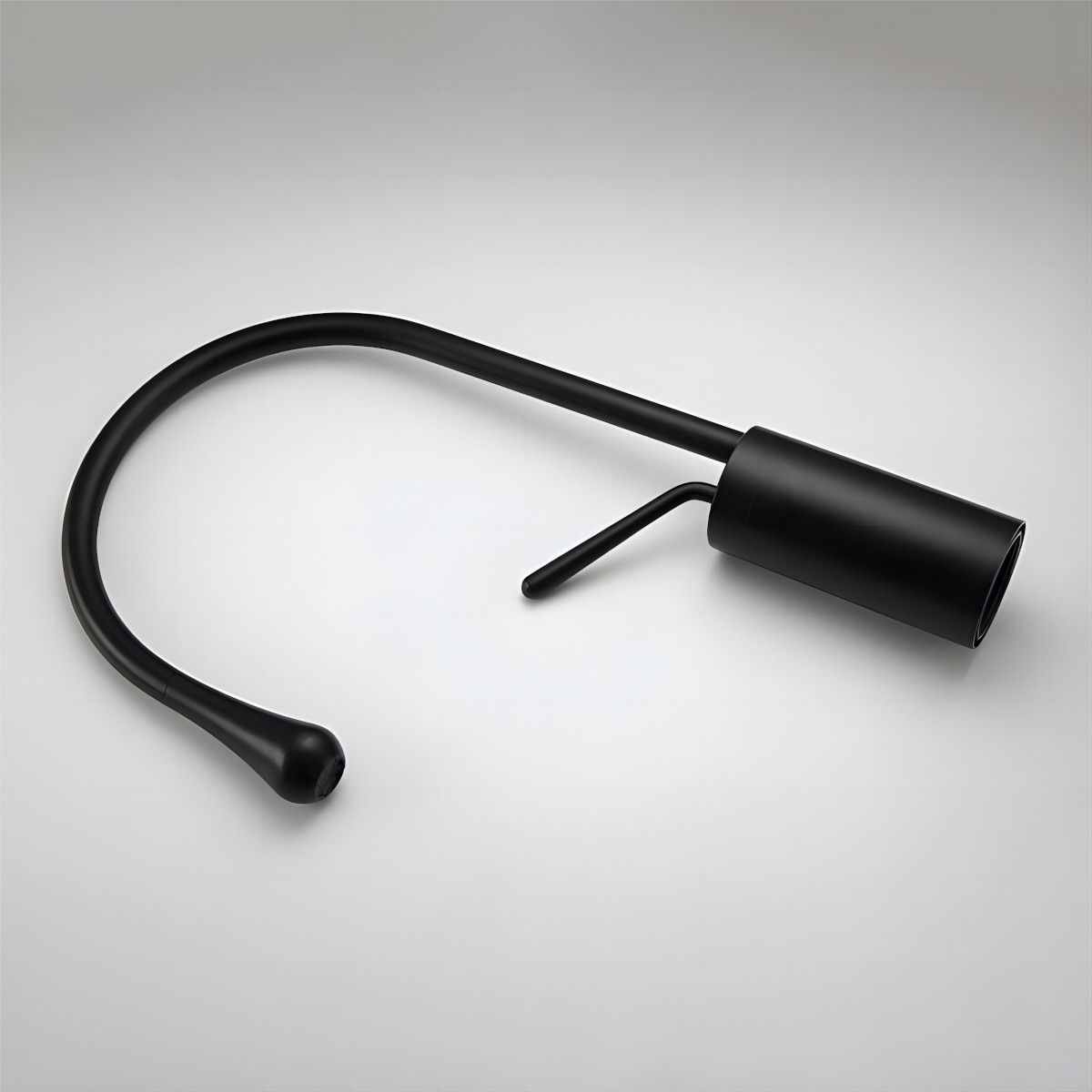 Waschbeckenarmatur Lost, Mattschwarz, Höhe 38 cm, mit Perlator, Aufsatzmontage