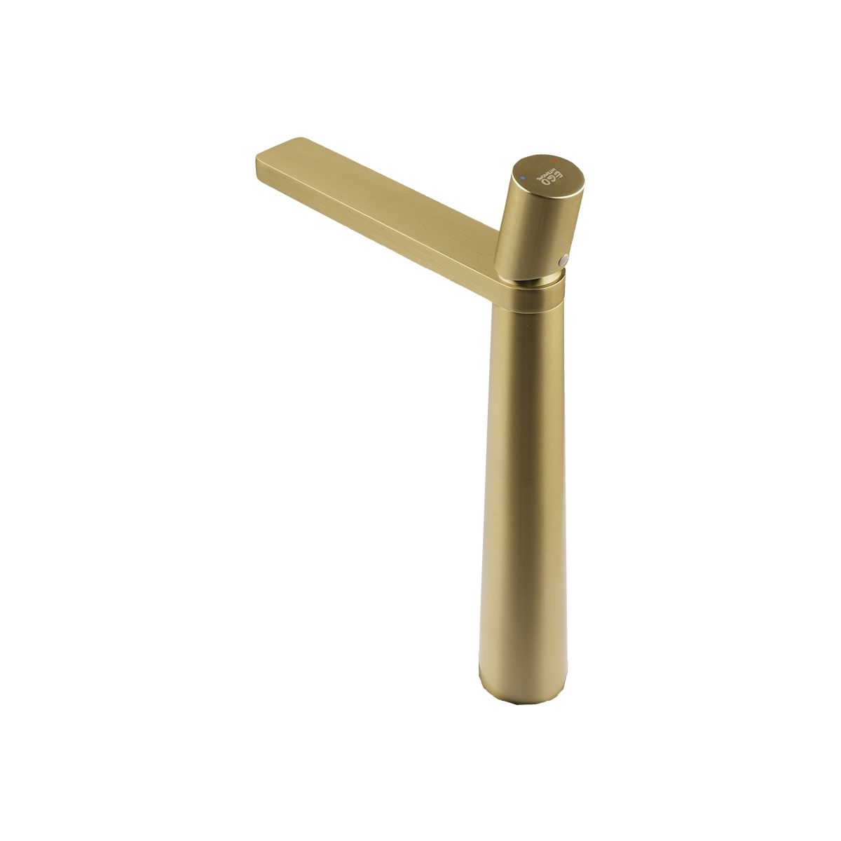 Waschbeckenarmatur Pilar, Mattgold, Höhe 31,5 cm, Aufsatzmontage