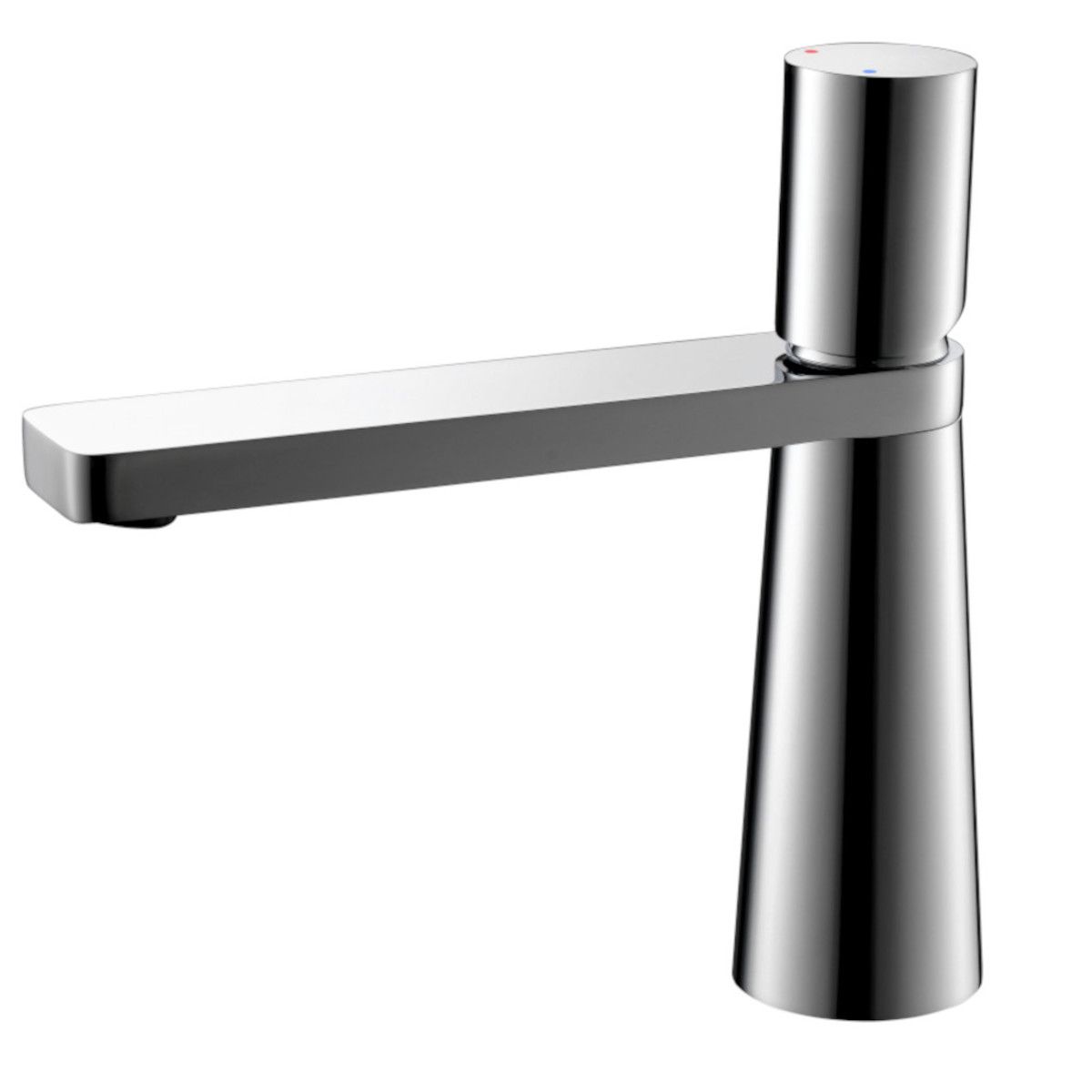 Waschbeckenarmatur Pilar, Chrom, Höhe 18,5 cm, Waschbeckenmontage