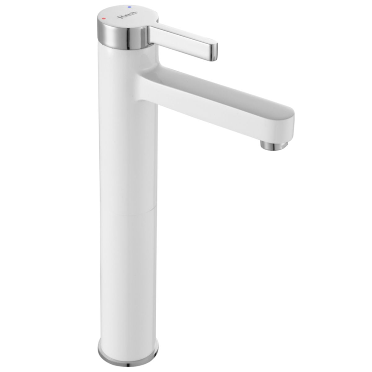 Waschtischarmatur Polo Weiß Chrom, Oberfläche Weiß Chrom, galvanisiert, Aufsatzmontage