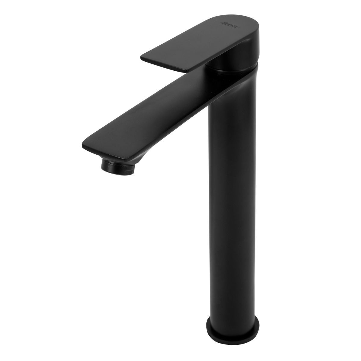 Waschtischarmatur REA-Mayson Black High, Aufsatzmontage, mattschwarzes Finish, Luftsprudler, besonderes Design