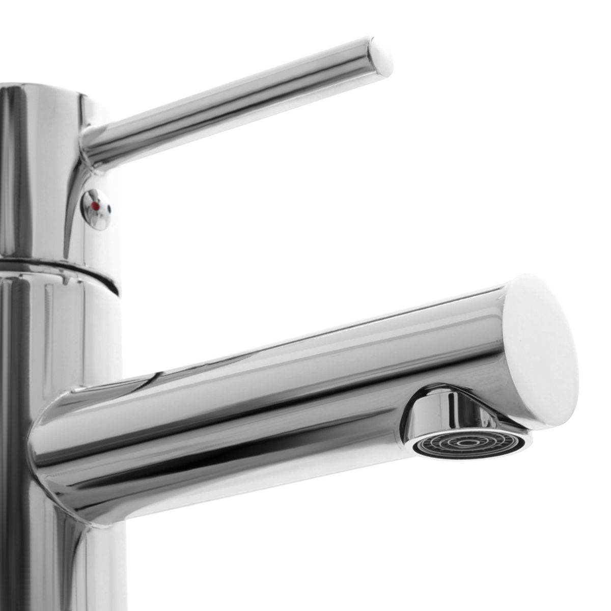 Waschtischarmatur Tess, Montage auf dem Waschbecken, Luftsprudler, Chrom-Finish