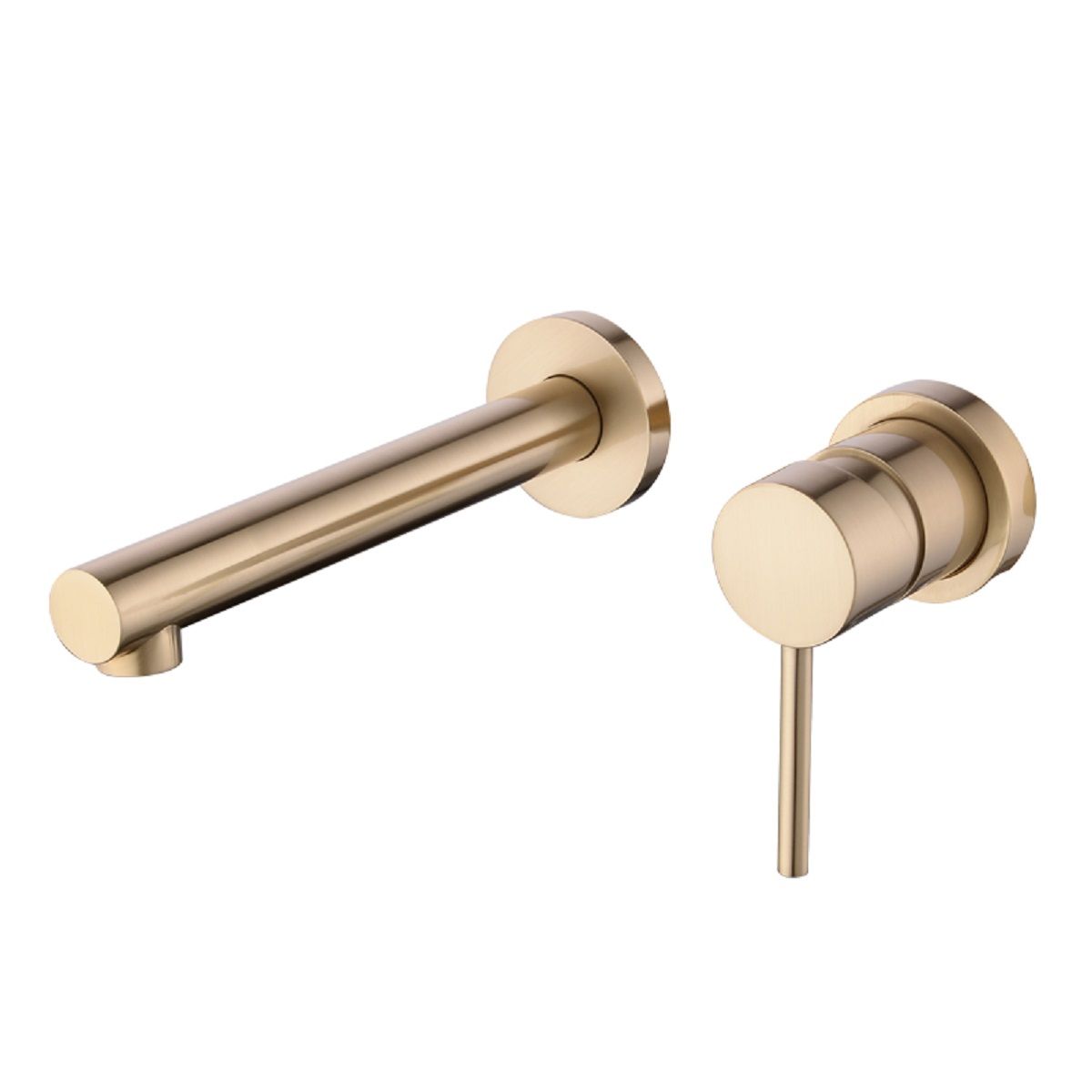 Waschbeckenarmatur Tiona, Mattgold, Unterputzmontage
