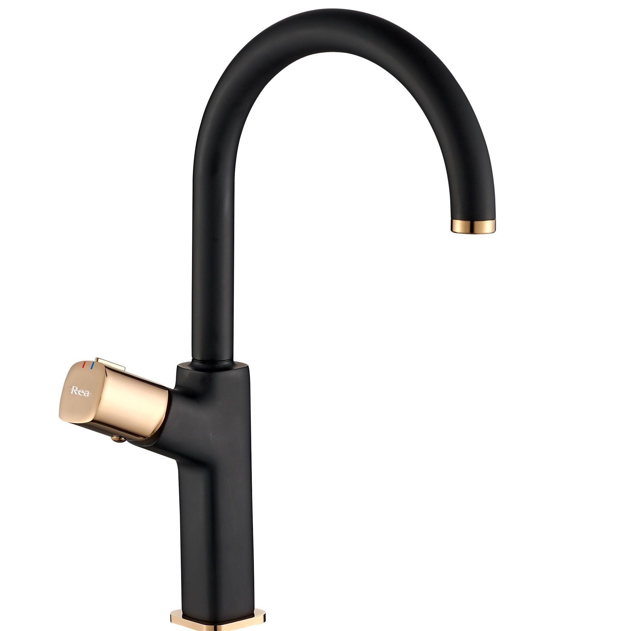 REA-Salt Black Armatur, Aufsatzmontage, besonderes Design