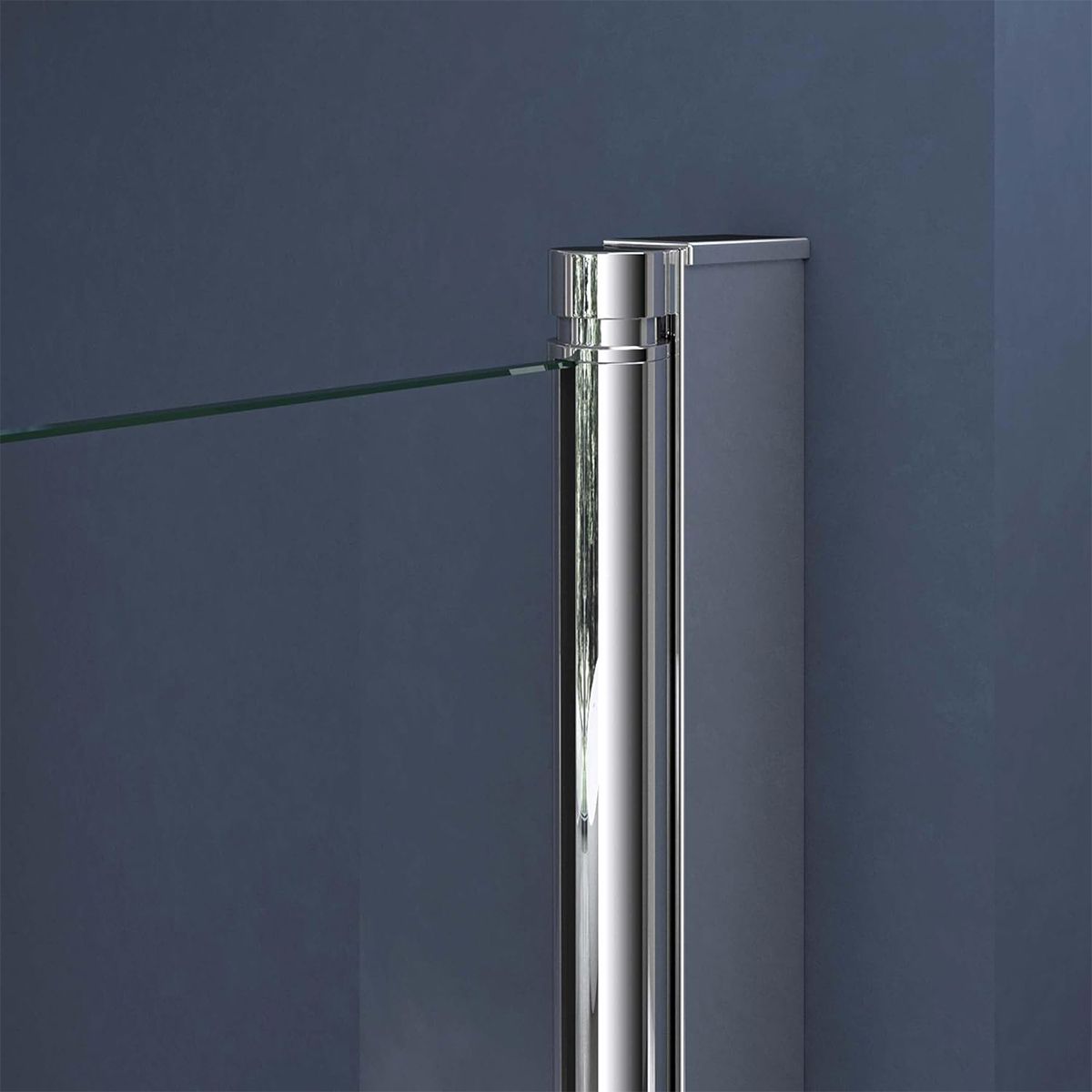 Duschkabine EGO-26, Pendeltüren, 6-mm-Sicherheitsglas, Transparent, Maße nach Wahl