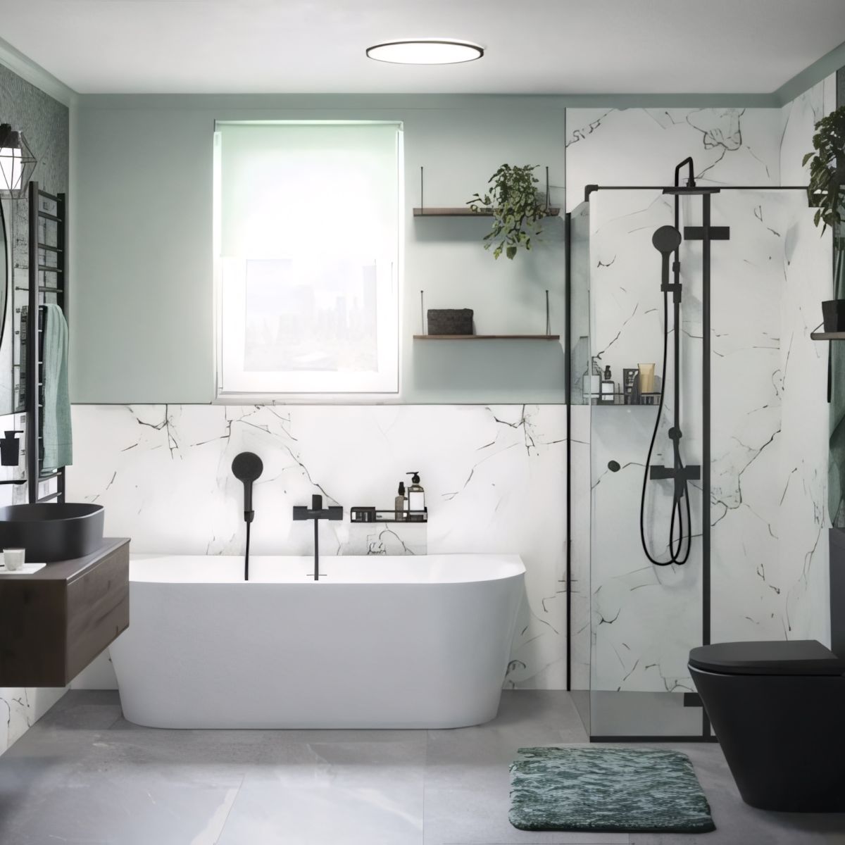 Freistehende Badewanne, glänzend Weiß, thermoaktives Acryl, 170x75 cm, EGO 519