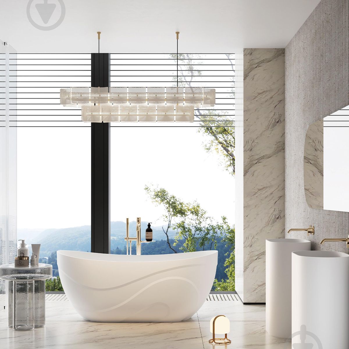 Badewanne, Mineralwerkstoff, inklusive weißem Abfluss, freistehend, Hochglanzweiß, 170 x 78 cm, Calista