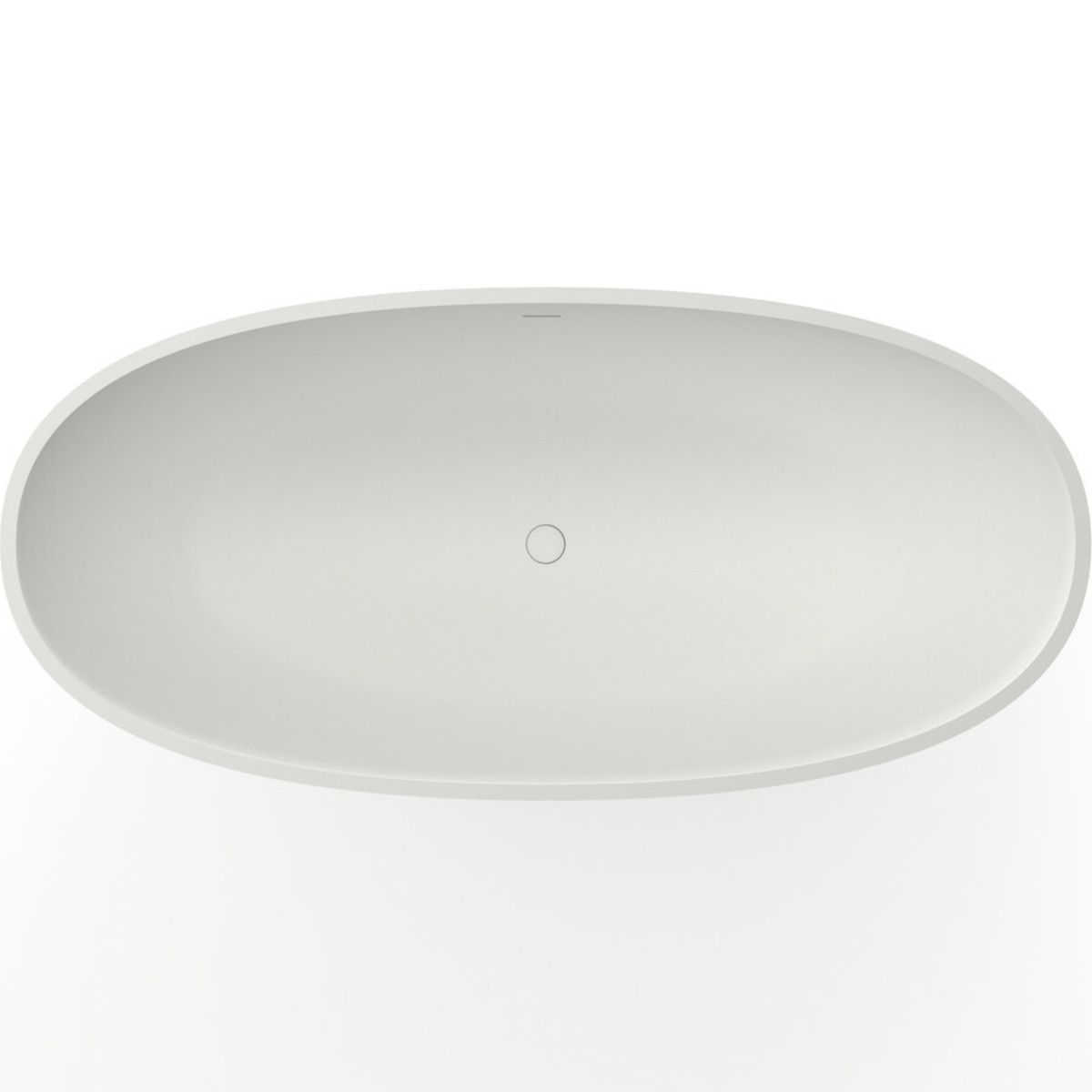 Badewanne Lulu, Coroian-Verbundstoff, Weiß, 170 oder 180 cm, Wärmedämmung, freistehend