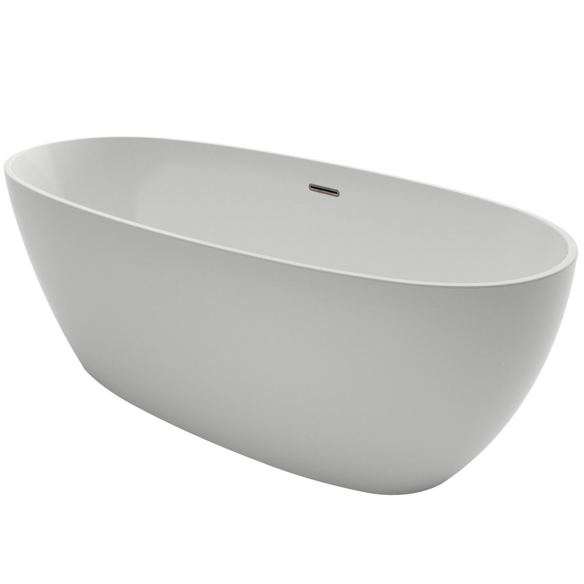 Badewanne Zinon, Sanitäracryl, glänzend Weiß, 150, 160, 170 cm, Wärmedämmung, freistehend