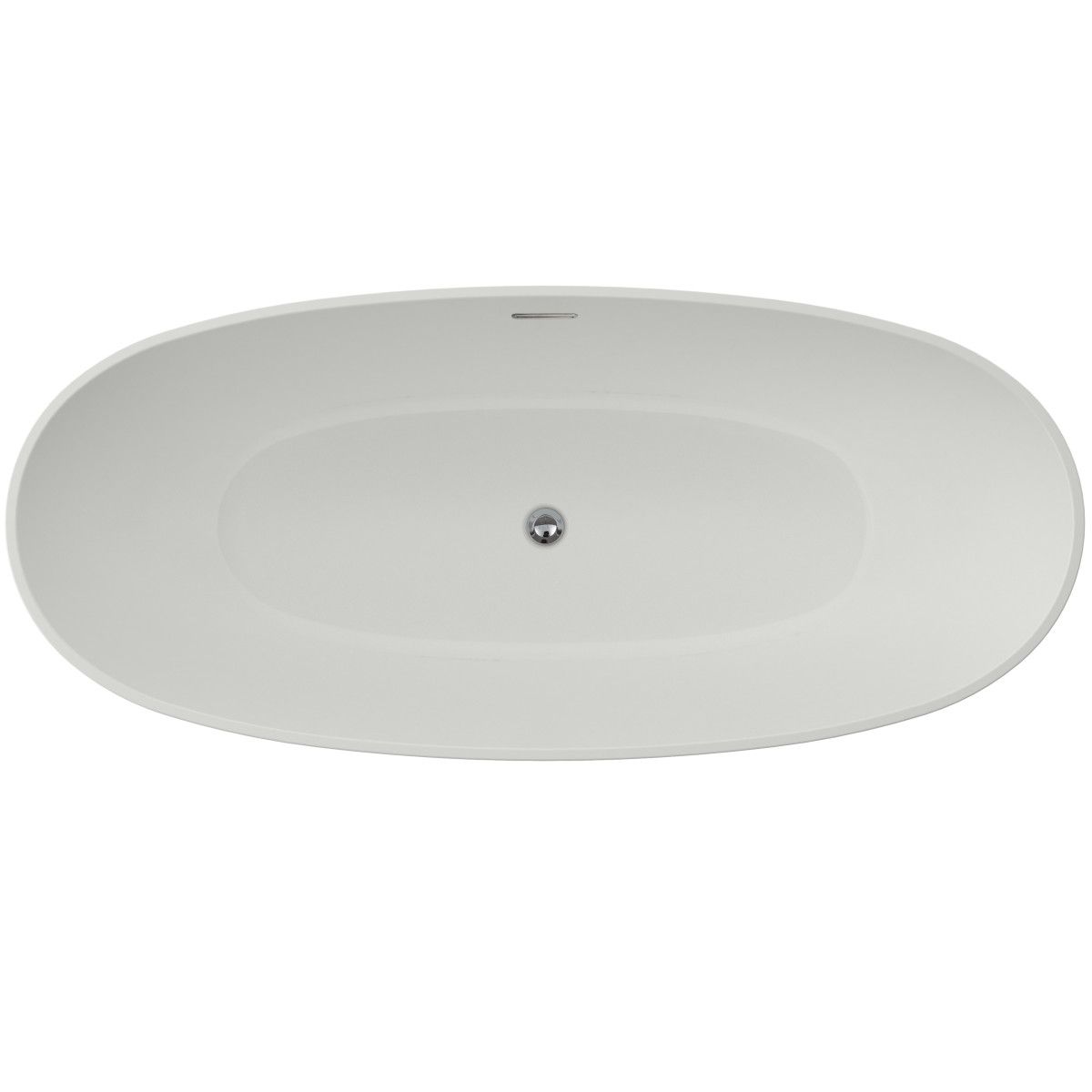 Badewanne Zinon, Sanitäracryl, glänzend Weiß, 150, 160, 170 cm, Wärmedämmung, freistehend
