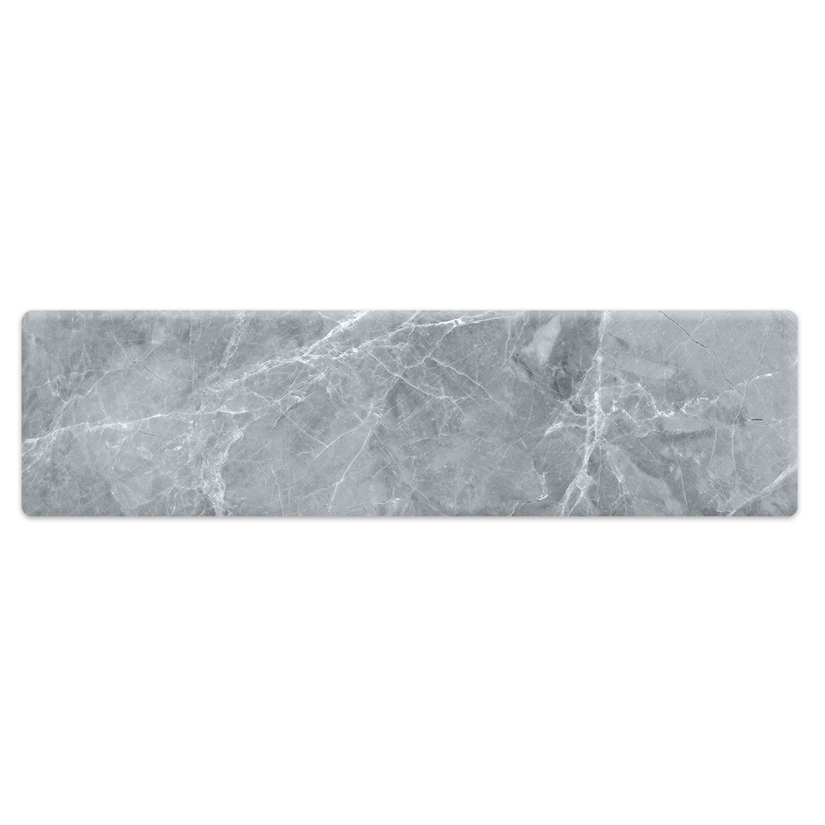 Duschwanne, Grau Pietra, matte Marmor-Oberfläche, Mineralkomposit, Maße 100-160x80-90 cm, zuschneidbar, Antonio