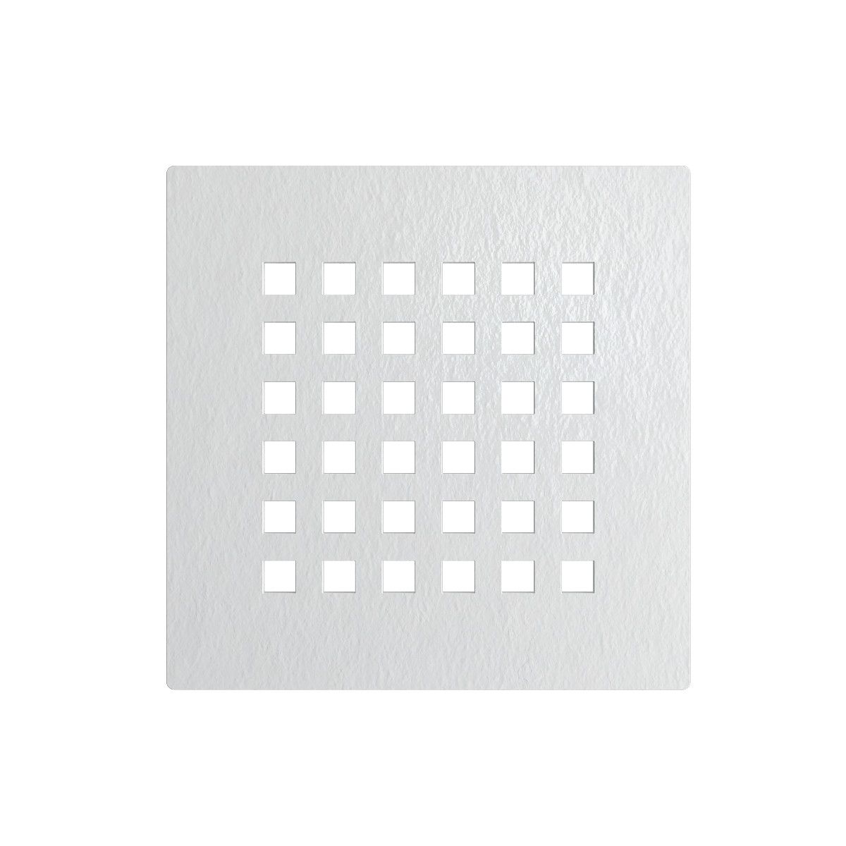 Fünfeckige Duschwanne, Mineralkomposit, Maße 90x90 cm, Höhe 2,5 cm, zuschneidbar, Weiß, Aurelio
