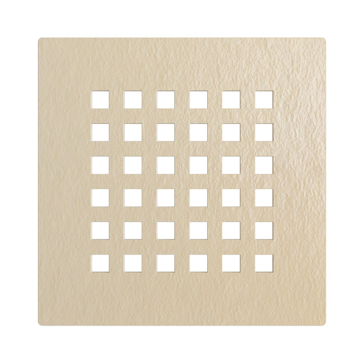 Fünfeckige Duschwanne, Mineralkomposit, Maße 90x90 cm, Höhe 2,5 cm, zuschneidbar, Creme, Aurelio