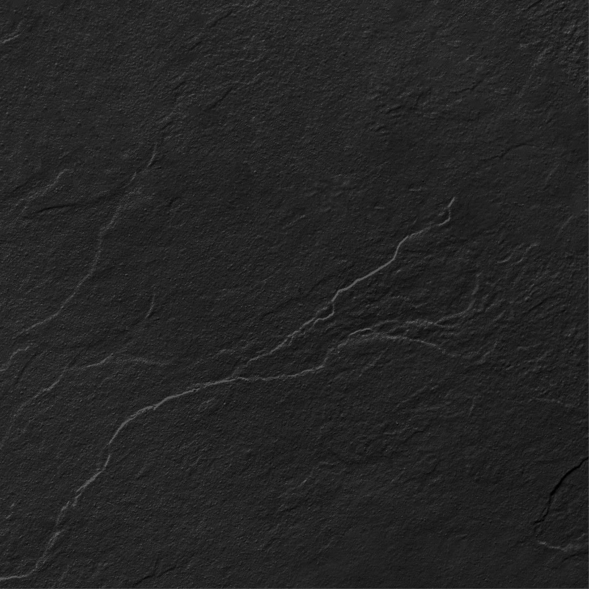 Fünfeckige Duschwanne, Mineralkomposit, Maße 90x90 cm, Höhe 2,5 cm, zuschneidbar, Schwarz, Aurelio