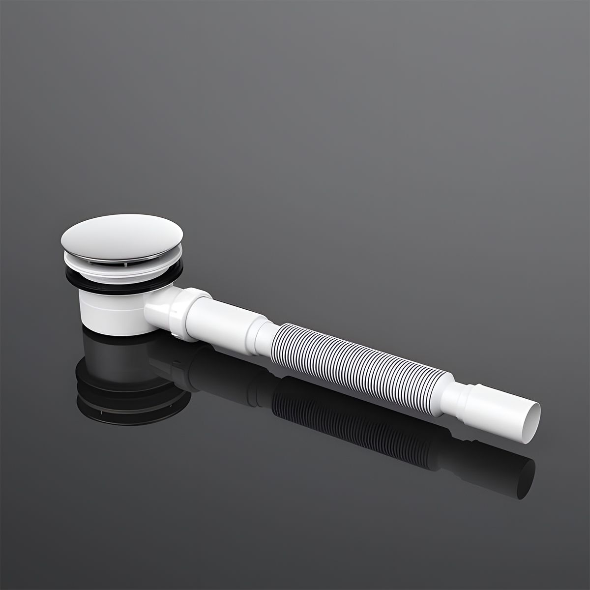Rechteckige Slim-Duschwanne, inkl. Siphon, 4 cm Höhe, Größen von 80-90x100-160 cm, Sanitäracryl, EGO-FARO