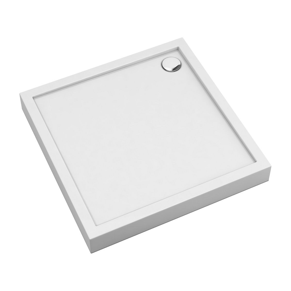 Duschwanne OMNIRES CAMDEN, Höhe 12 cm, Hochglanzweiß, Sanitäracryl, Maße nach Wahl