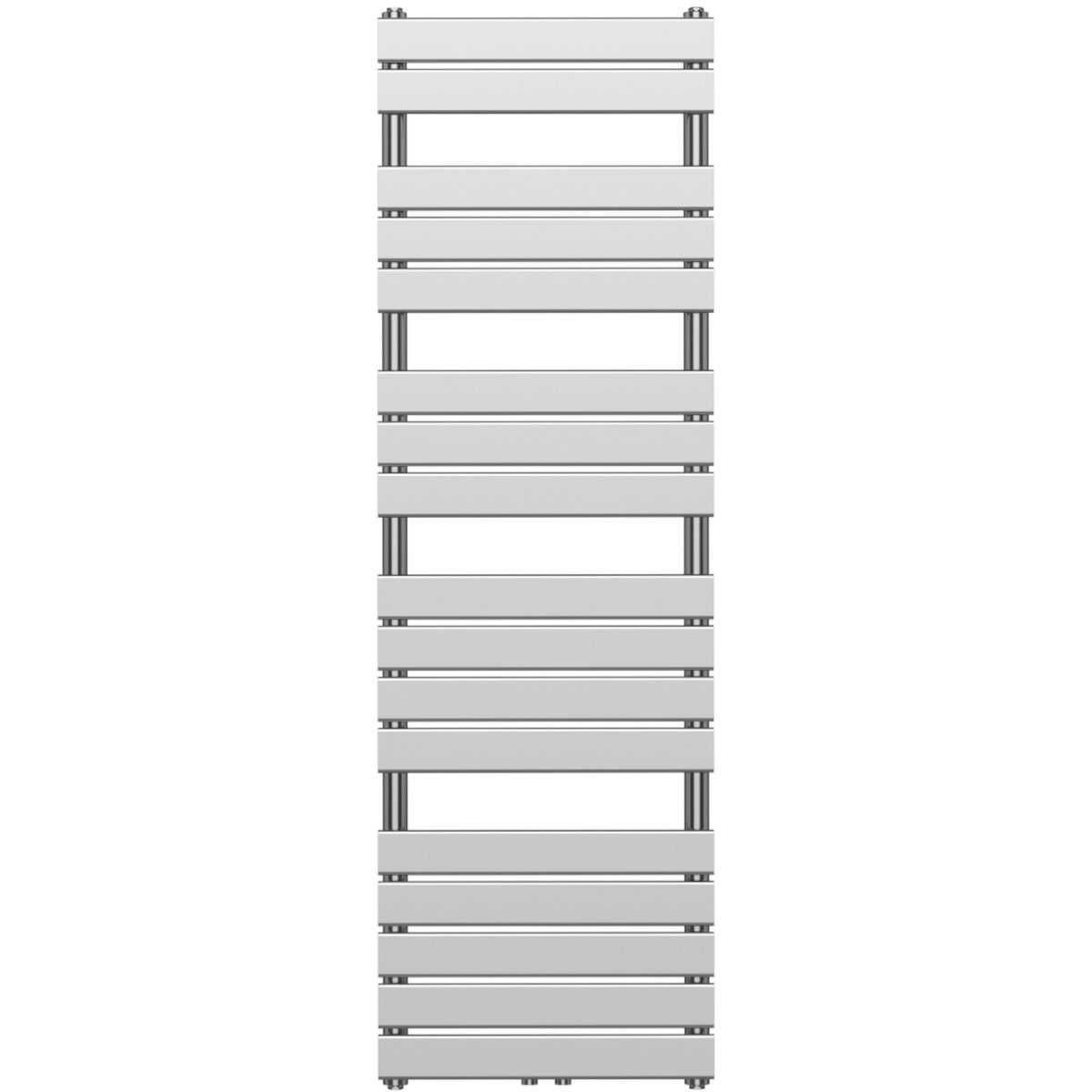 EGO Heizkörper – Nadir, Handtuchheizkörper aus Stahl, Chrom, 140-160-180 cm