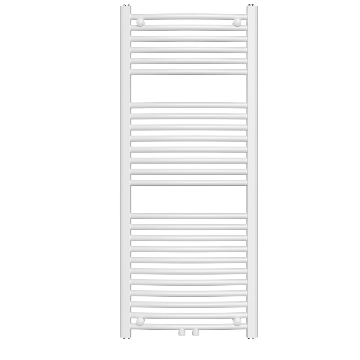 Heizkörper, Handtuchheizkörper aus Stahl, 120-150-180x50 cm, Weiß, Gebogenes Design, Terma