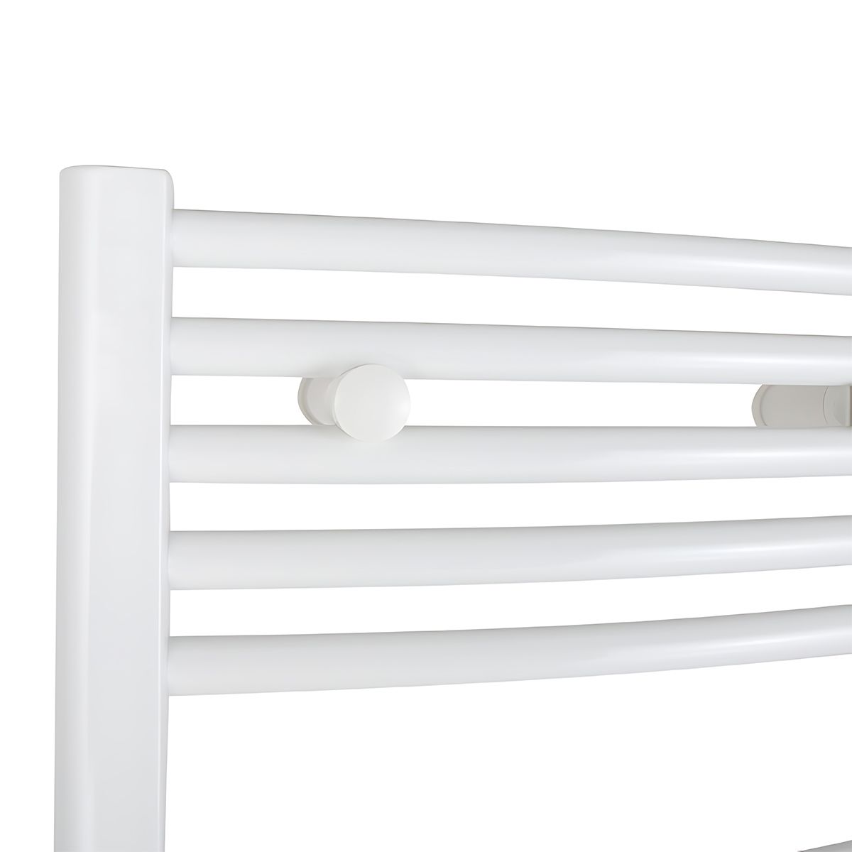 Heizkörper, Handtuchheizkörper aus Stahl, 120-150-180x50 cm, Weiß, Gebogenes Design, Terma