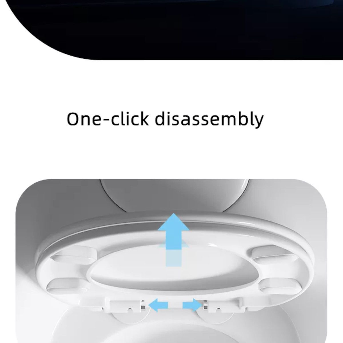 Duroplast-Deckel mit Soft-Close für WC-Becken Santa in Weiß