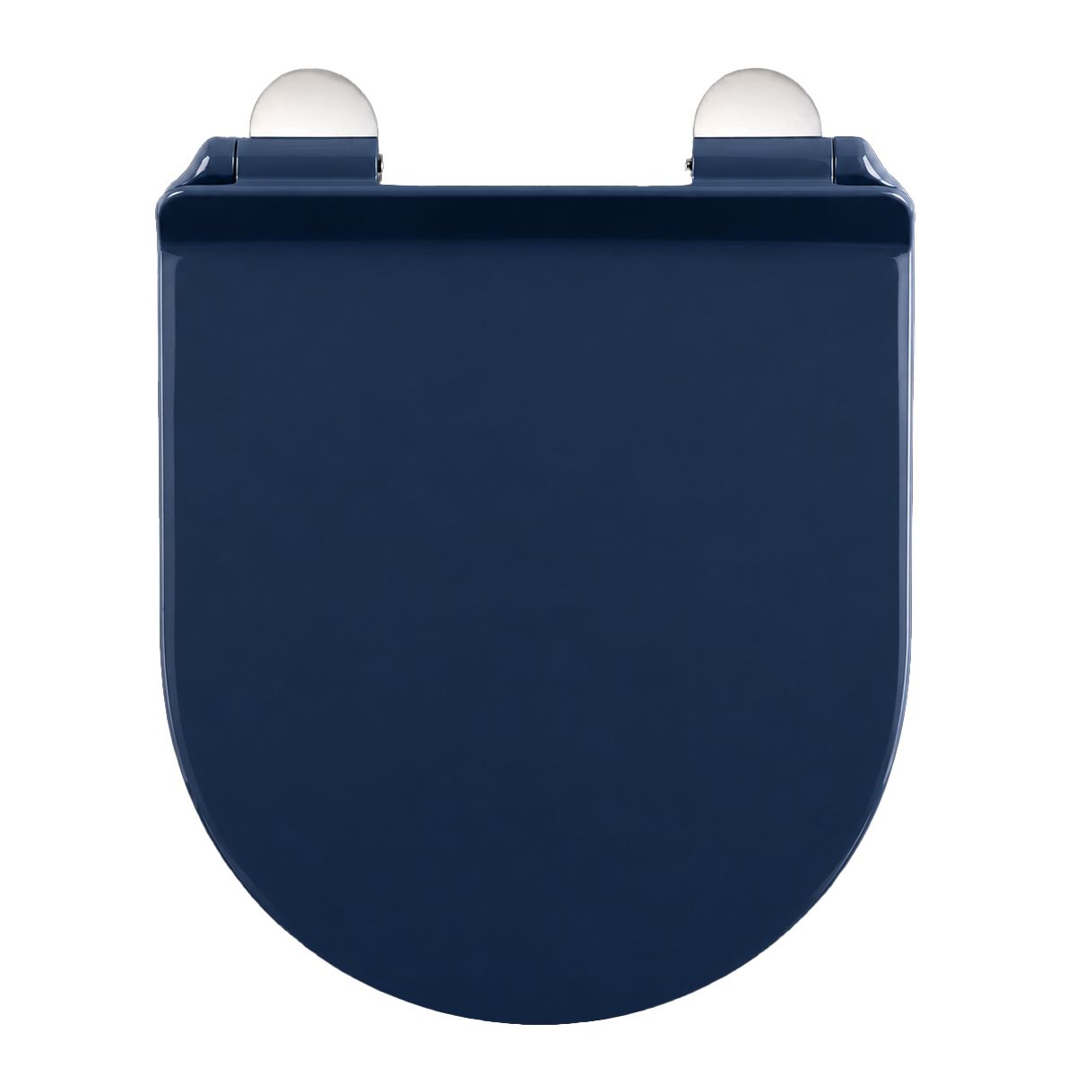 Duroplast-Toilettendeckel mit Soft-Close-Absenkautomatik und Quick-Release-System für Lazio WC, Terrazo Blau