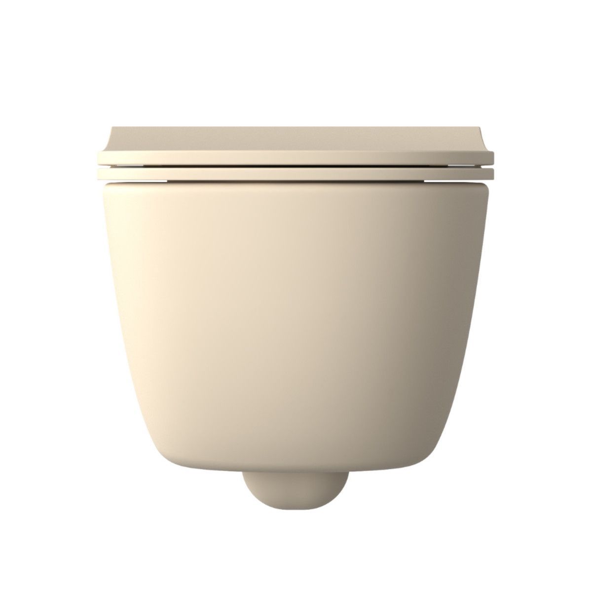 WC-Deckel Michael in Jasmin, Slim Modell mit Soft-Close