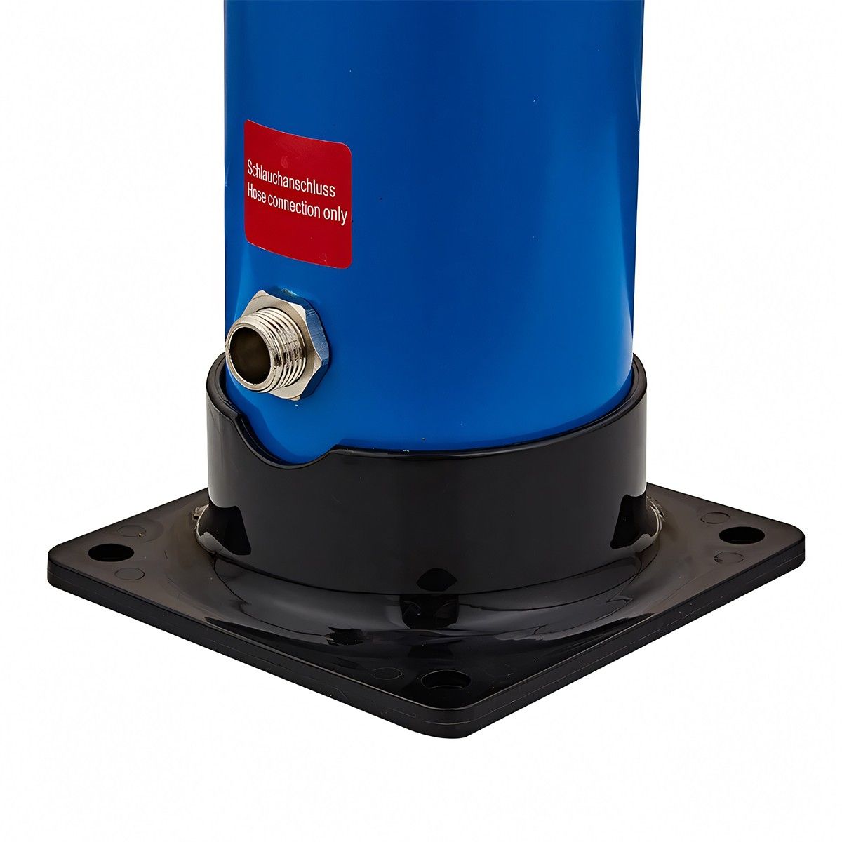 Solardusche für Garten und Pool, 20 Liter, Fußdusche, Regenduschkopf, PVC+ABS, Blau, Sevilia