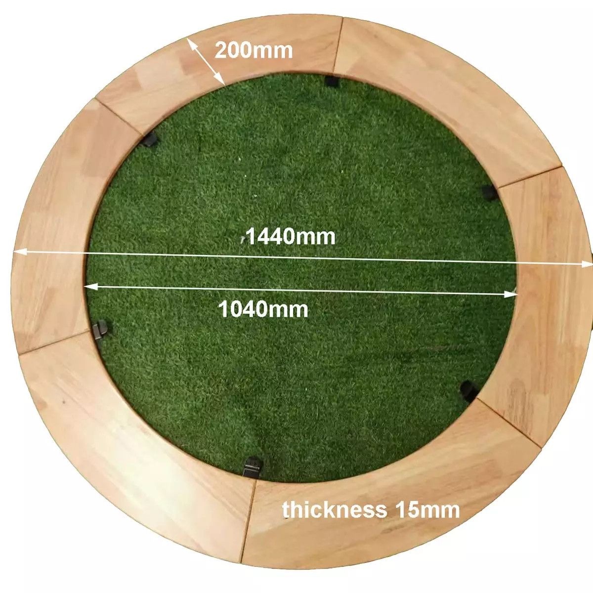 Holzkohlegrill aus Gusseisen, Cortenstahl & Holz, rostbraun, mit Holzfach und Rollen, Ø 100 × H 90 cm,Avangarde