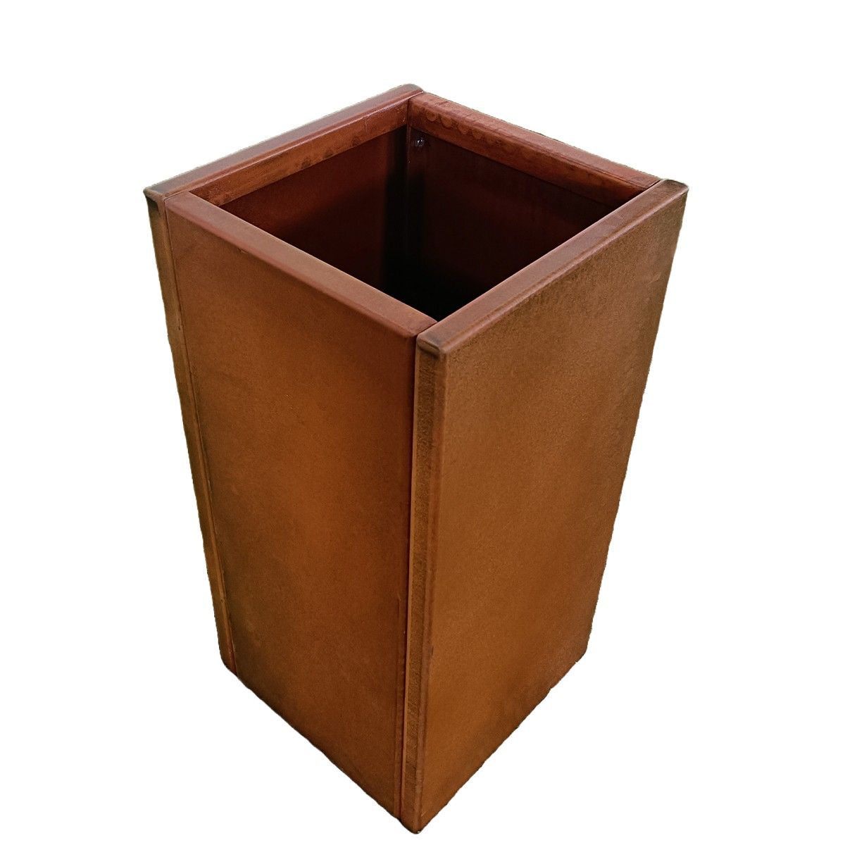 Modularer Pflanzkübel, 2 mm Cortenstahl, Höhe 60 oder 80 cm, Neoglow