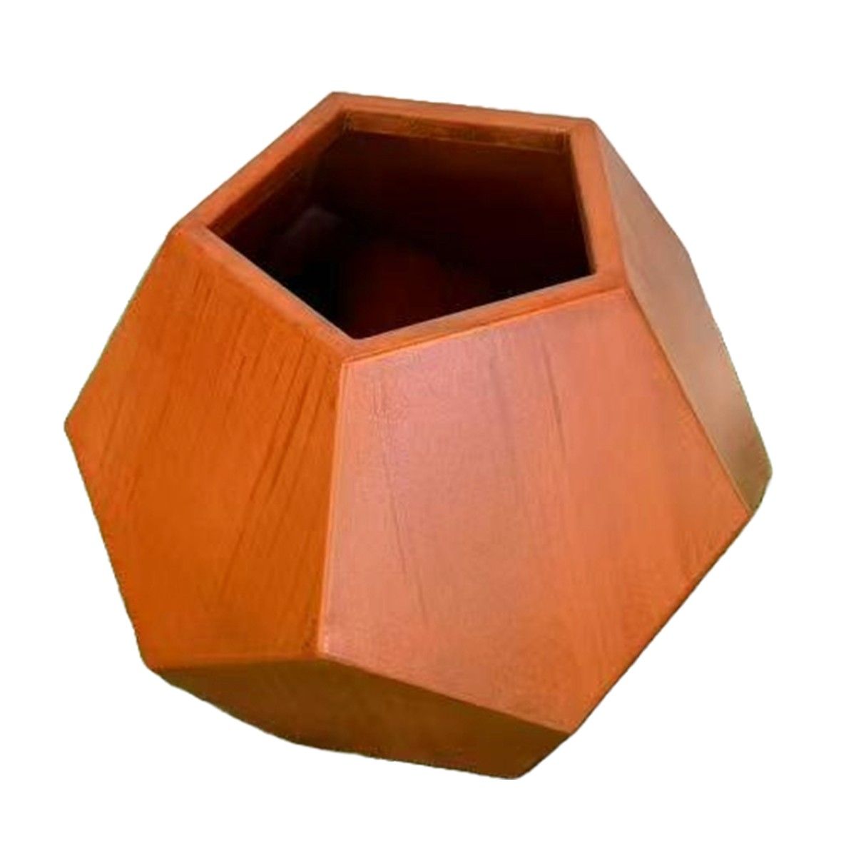 Polygonaler Pflanzkübel, 2 mm Cortenstahl, Durchmesser 38–55 cm, FlorArt