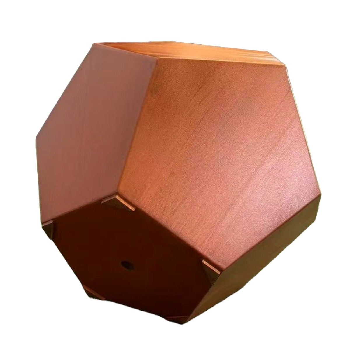 Polygonaler Pflanzkübel, 2 mm Cortenstahl, Durchmesser 38–55 cm, FlorArt